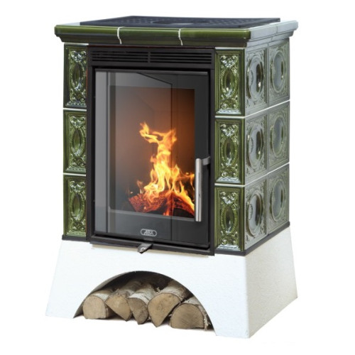 Kachlová kamna ABX Helvetia exklusive zelená